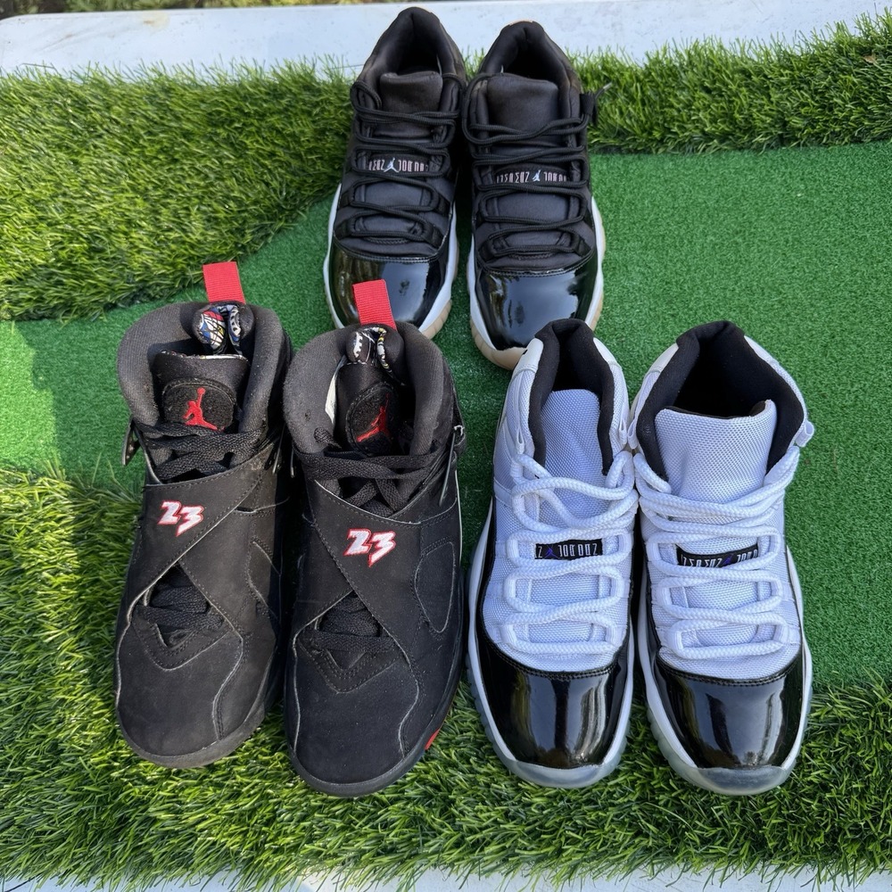 Jordan Kids Sneakers Black and White Collection